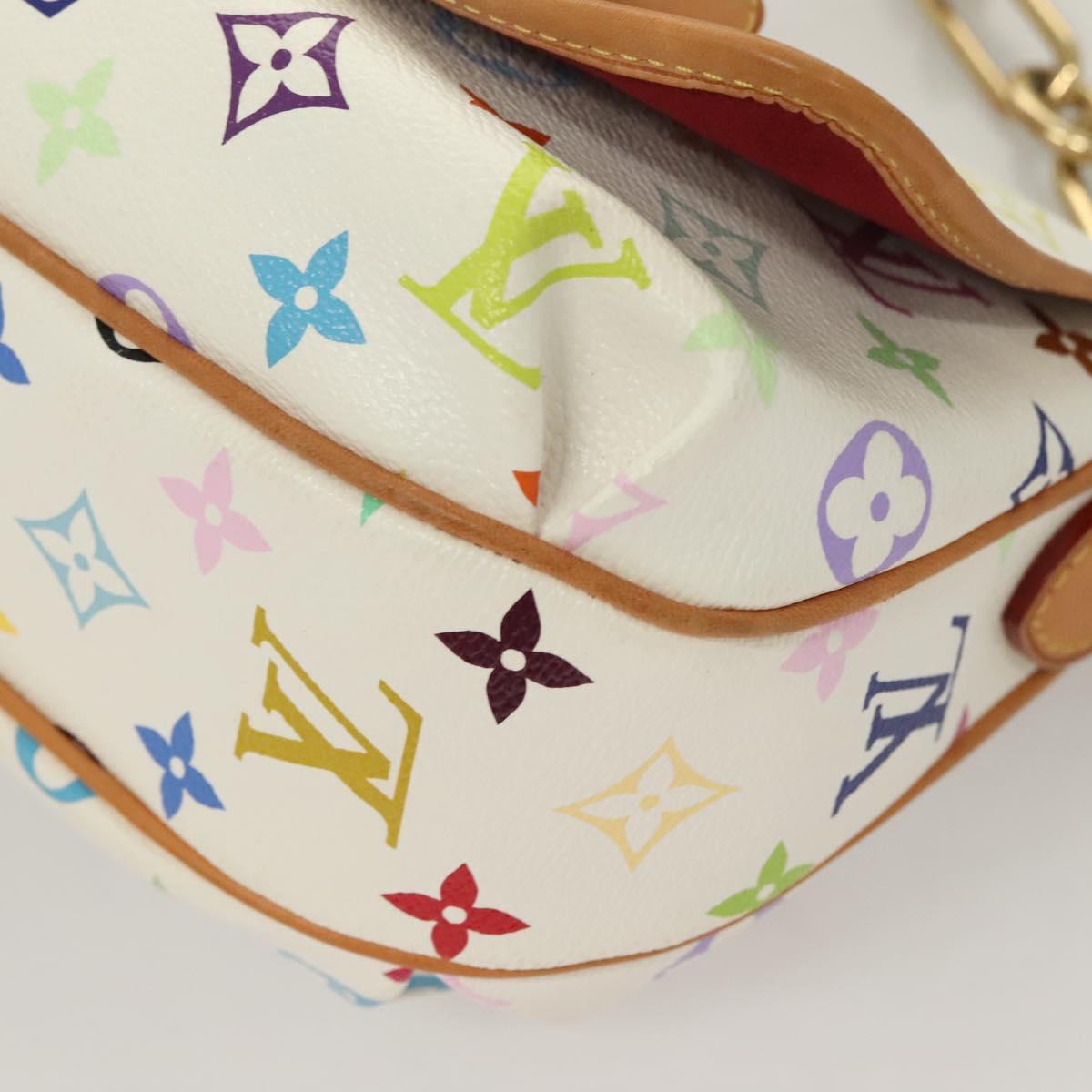 LOUIS VUITTON Monogram Multicolor Patty Shoulder Bag White M40305 Auth 127416SAV