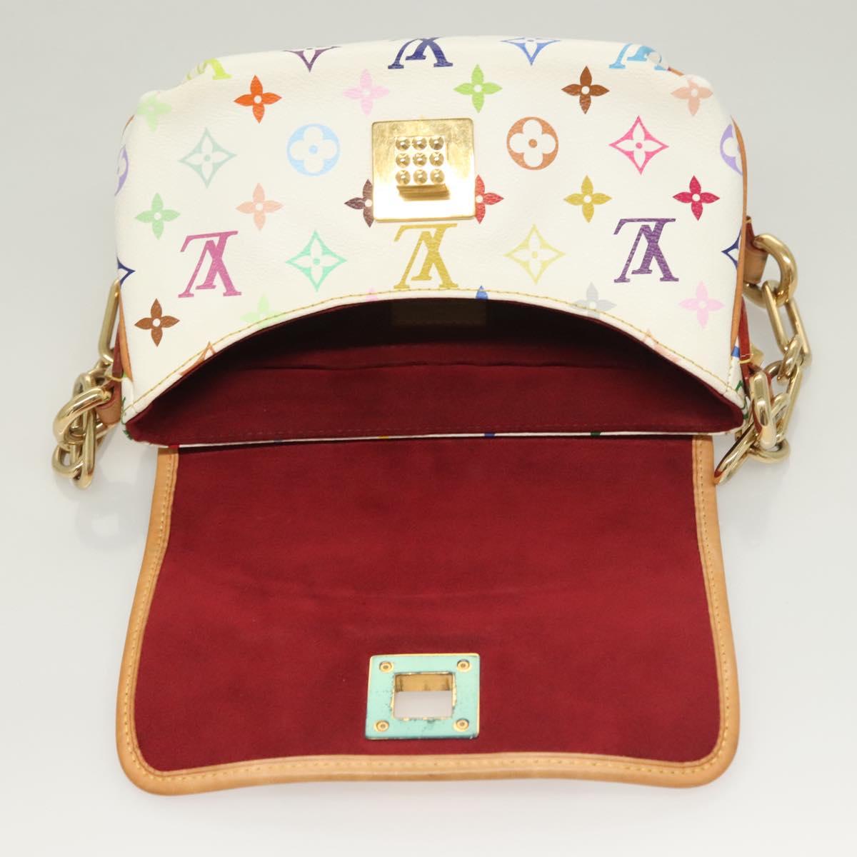 LOUIS VUITTON Monogram Multicolor Patty Shoulder Bag White M40305 Auth 127416SAV