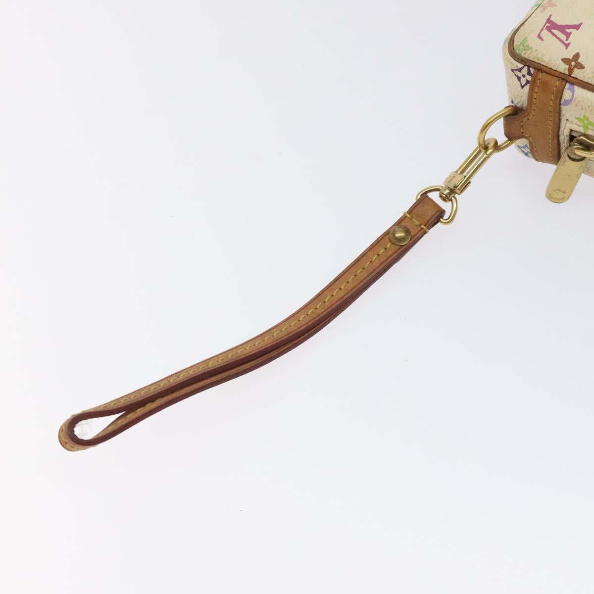 LOUIS VUITTON Monogram Multicolor Trousse Wapity White M58033 LV Auth 127417