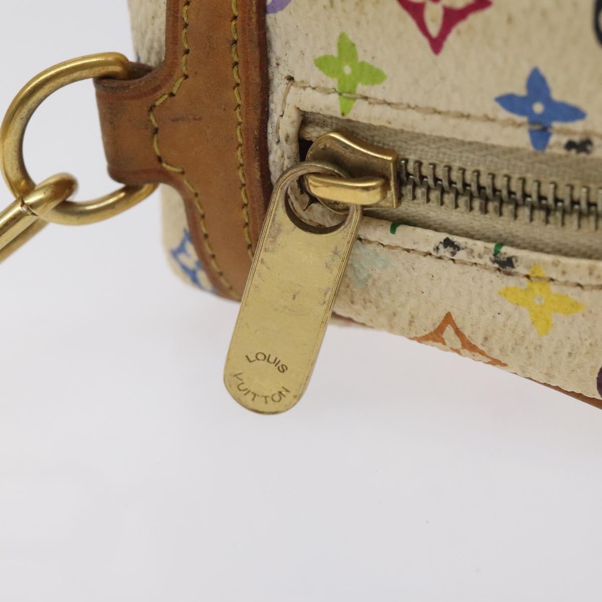 LOUIS VUITTON Monogram Multicolor Trousse Wapity White M58033 LV Auth 127417