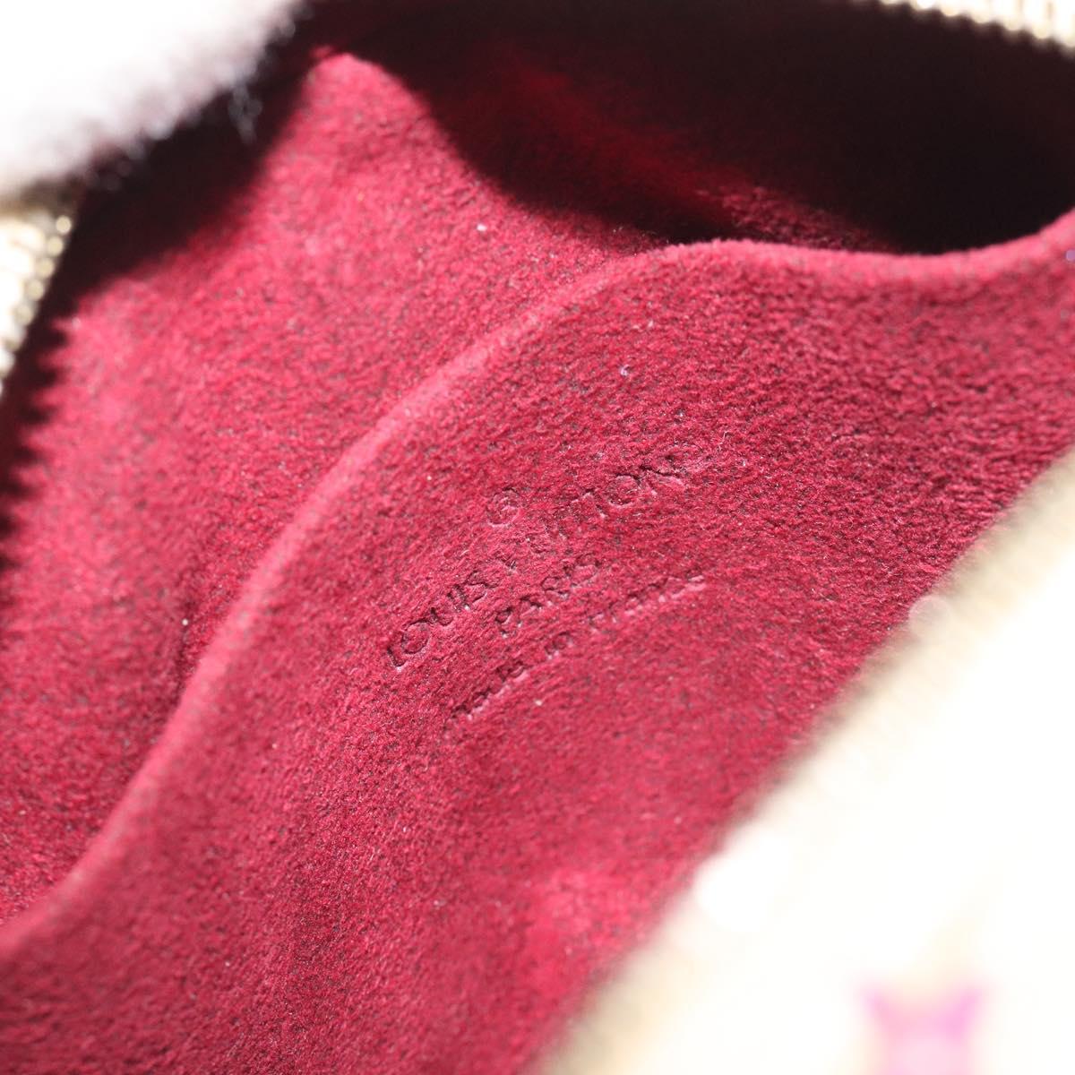 LOUIS VUITTON Monogram Multicolor Trousse Wapity White M58033 LV Auth 127417