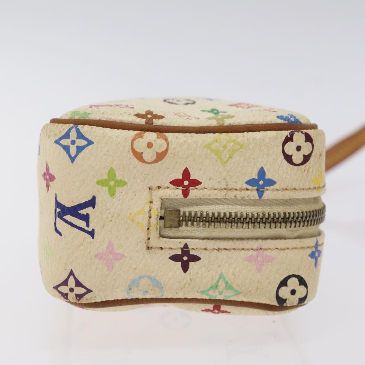 LOUIS VUITTON Monogram Multicolor Trousse Wapity White M58033 LV Auth 127417