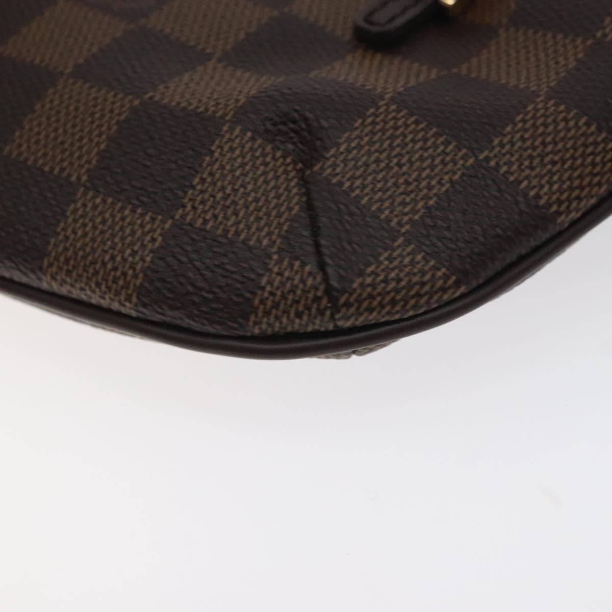 LOUIS VUITTON Damier Ebene Manosque GM Accessory Pouch N51120 LV Auth 127420