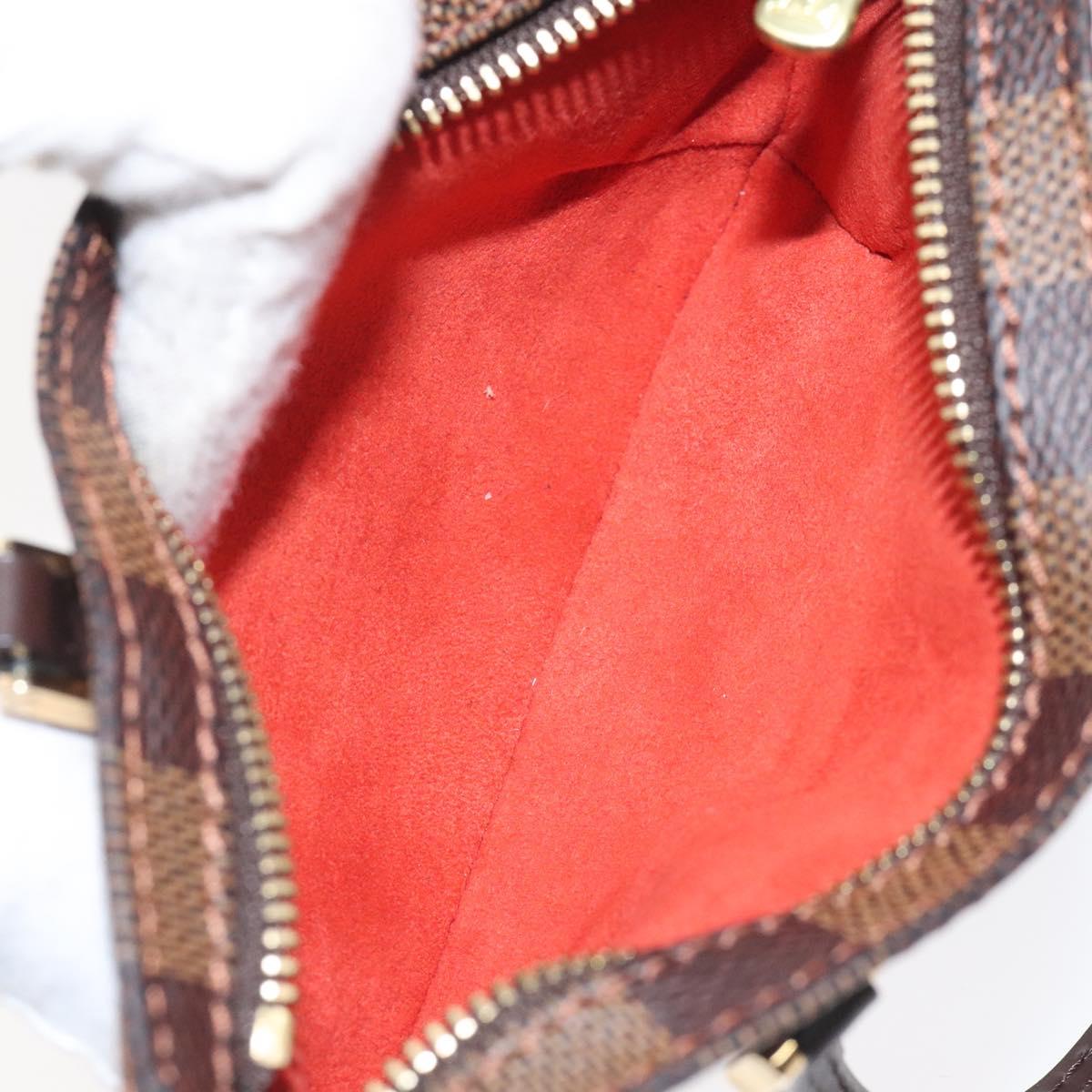 LOUIS VUITTON Damier Ebene Manosque GM Accessory Pouch N51120 LV Auth 127420