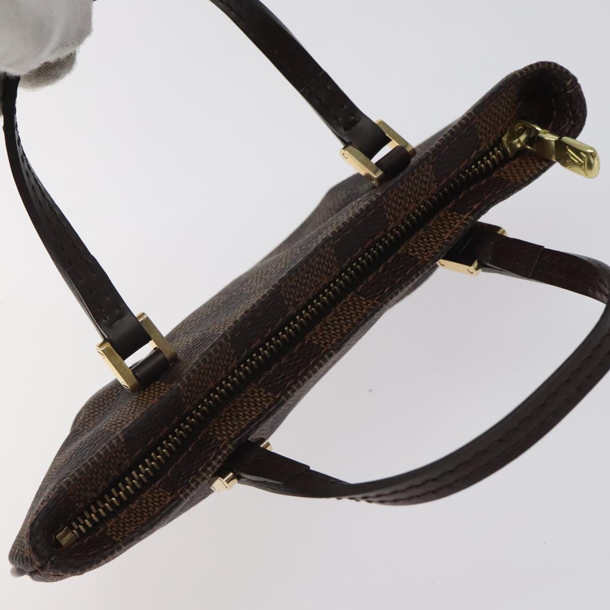 LOUIS VUITTON Damier Ebene Manosque GM Accessory Pouch N51120 LV Auth 127420