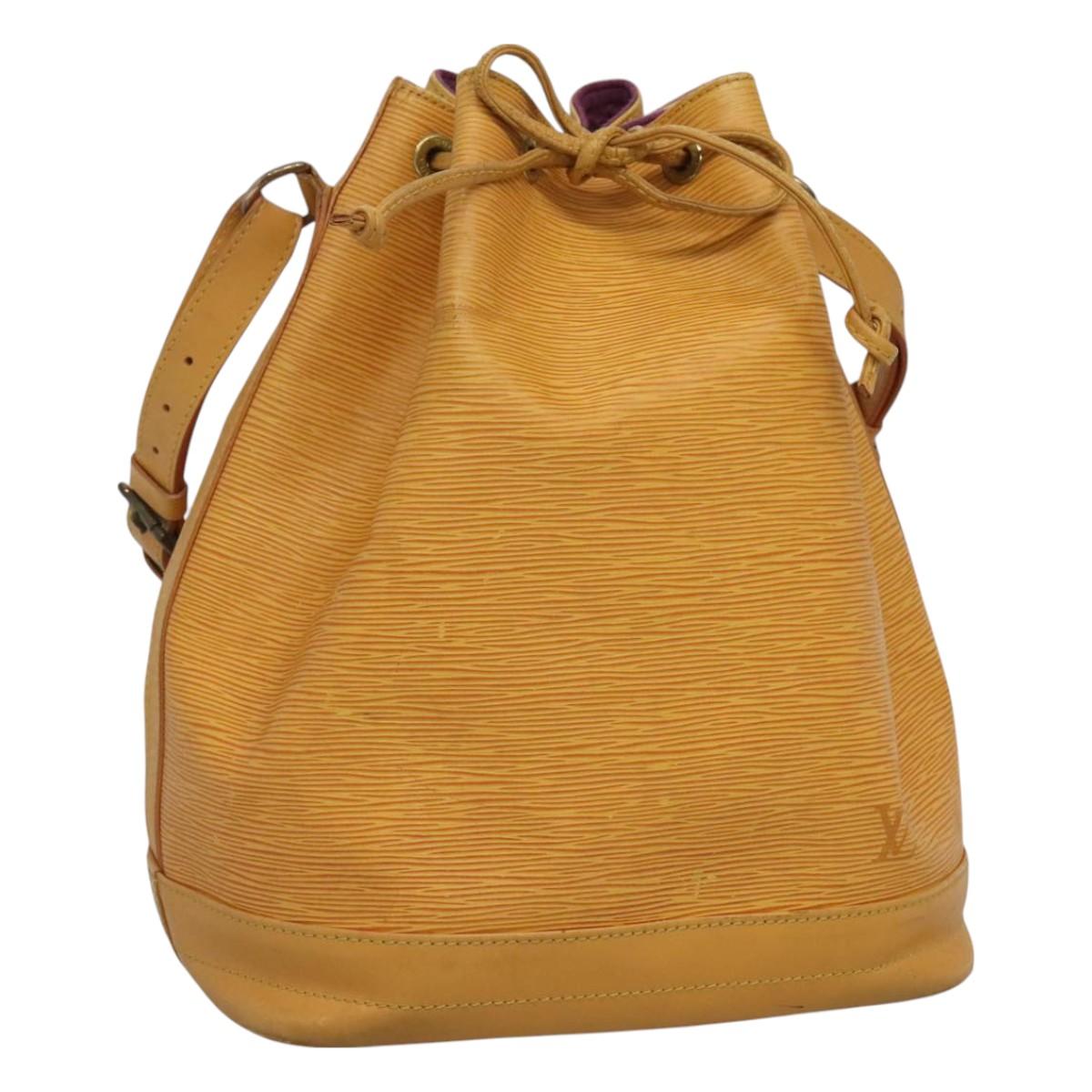 LOUIS VUITTON Epi Noe Shoulder Bag Tassili Yellow M44009 LV Auth 127436