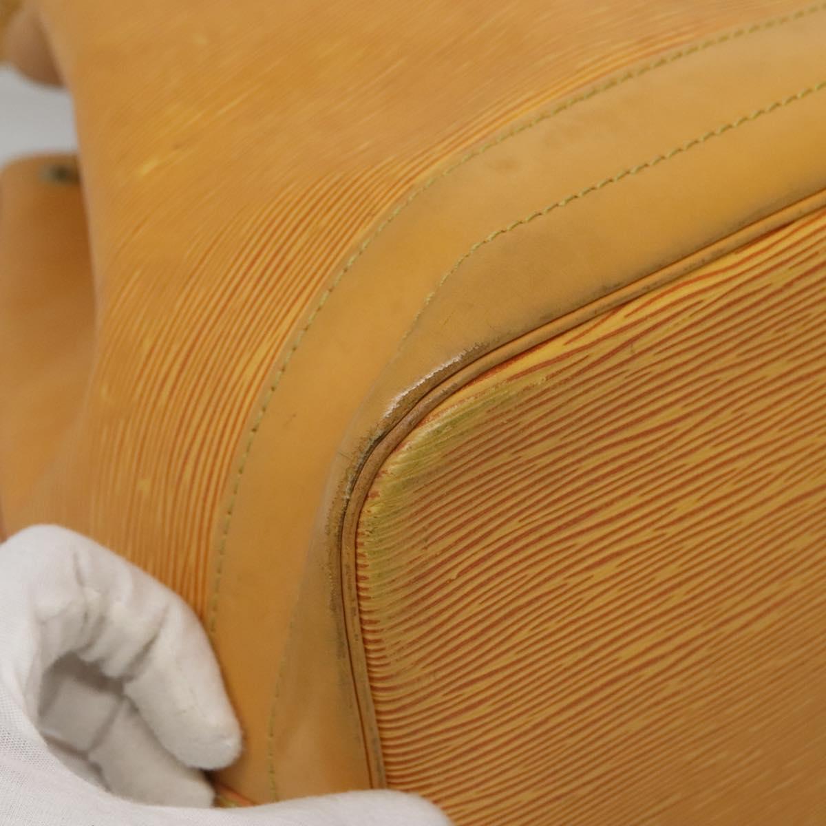 LOUIS VUITTON Epi Noe Shoulder Bag Tassili Yellow M44009 LV Auth 127436