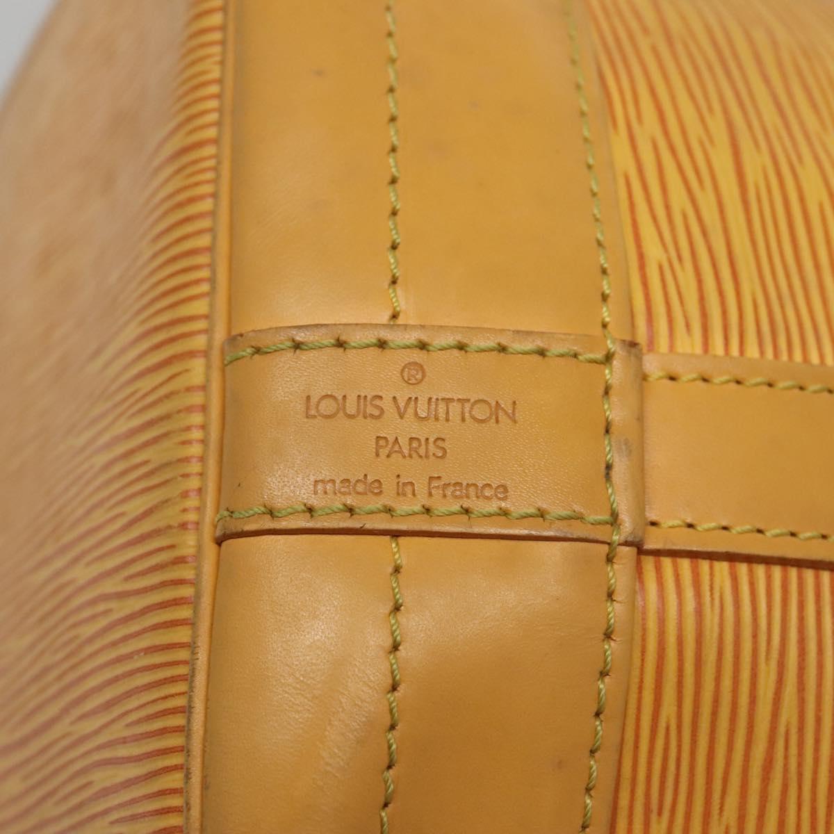 LOUIS VUITTON Epi Noe Shoulder Bag Tassili Yellow M44009 LV Auth 127436
