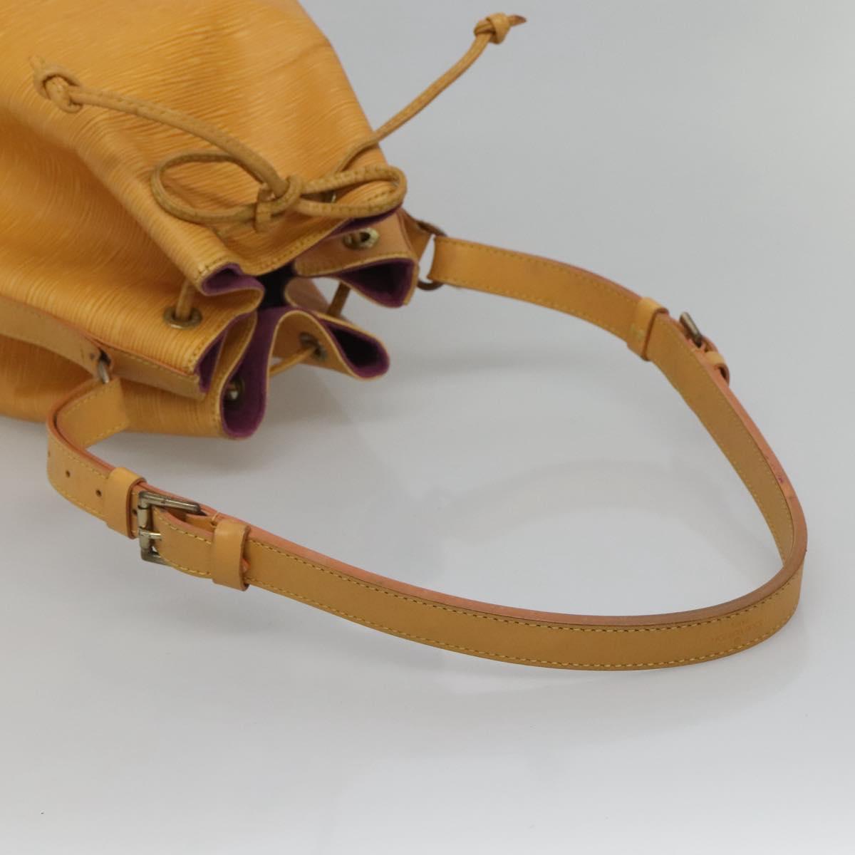LOUIS VUITTON Epi Noe Shoulder Bag Tassili Yellow M44009 LV Auth 127436