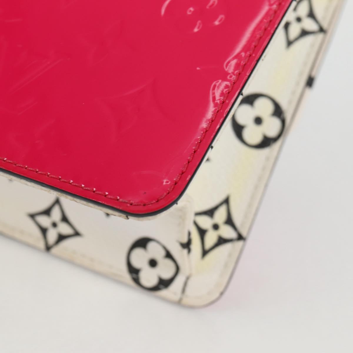 LOUIS VUITTON Vernis Winewood PM Shoulder Bag Rose Pop M90443 LV Auth 127441M