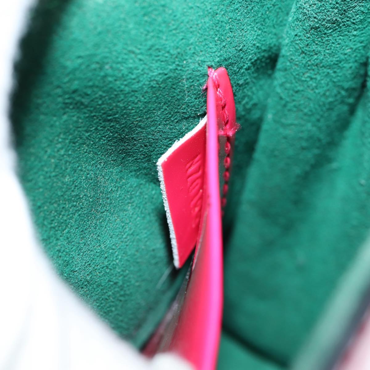 LOUIS VUITTON Vernis Winewood PM Shoulder Bag Rose Pop M90443 LV Auth 127441M