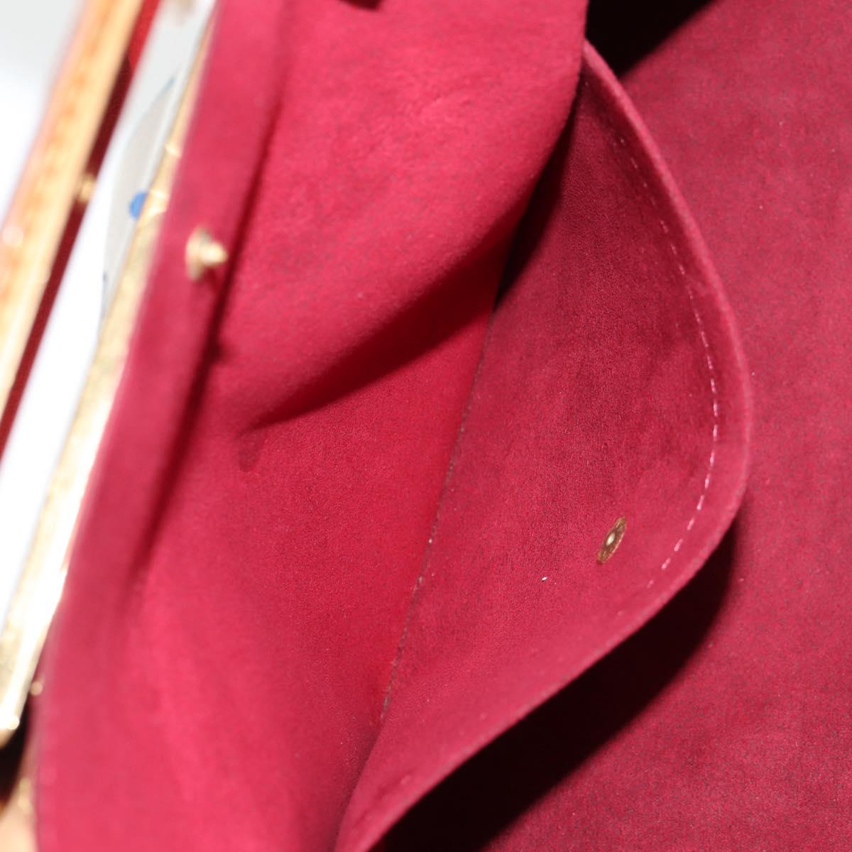 LOUIS VUITTON Monogram Multicolor Judy MM Bag 2Way White M40255 LV Auth 127443