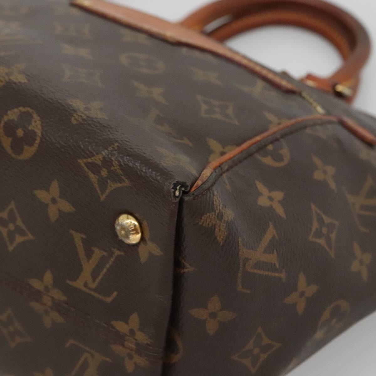 LOUIS VUITTON Monogram Tournel PM Hand Bag 2way M44026 LV Auth 127457