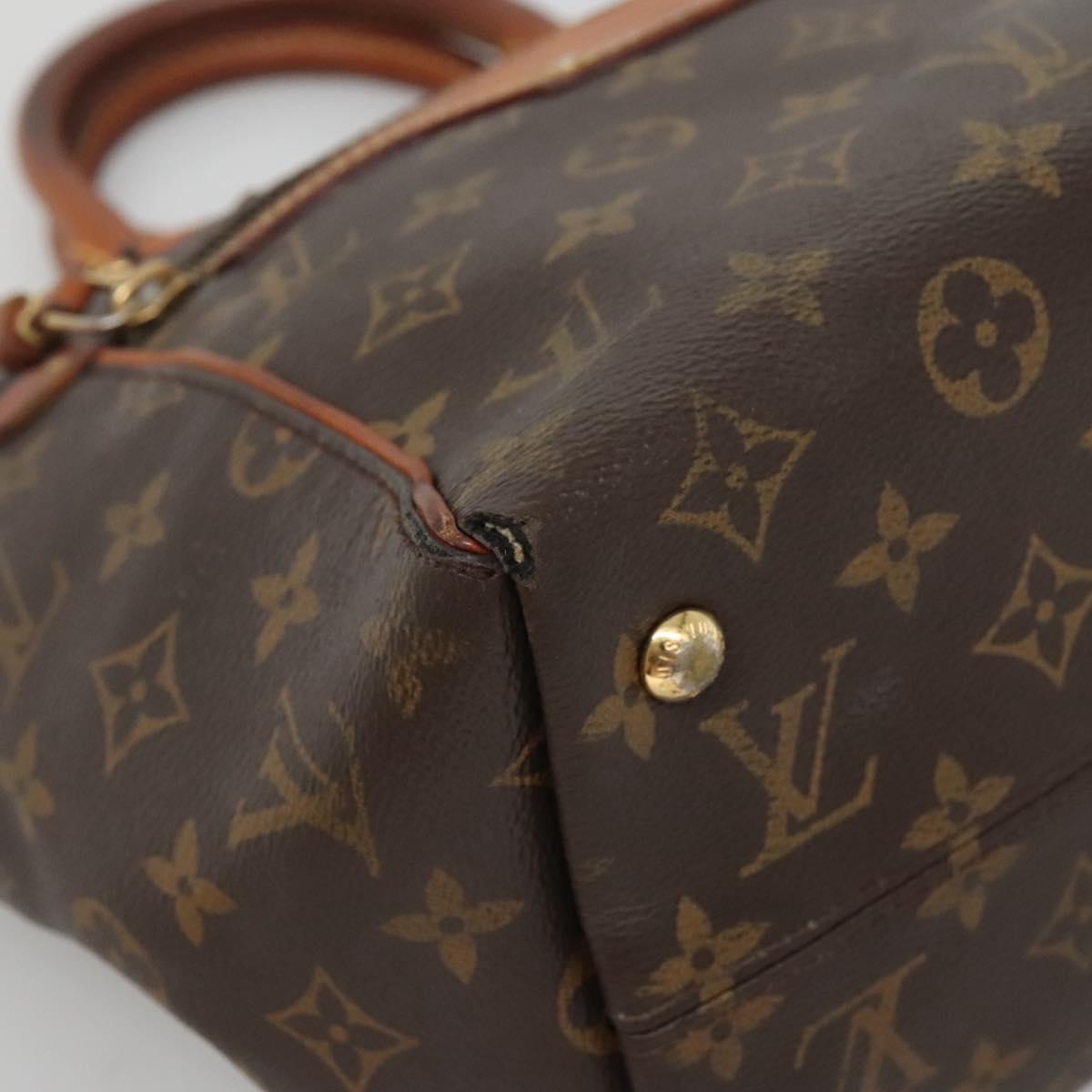 LOUIS VUITTON Monogram Tournel PM Hand Bag 2way M44026 LV Auth 127457