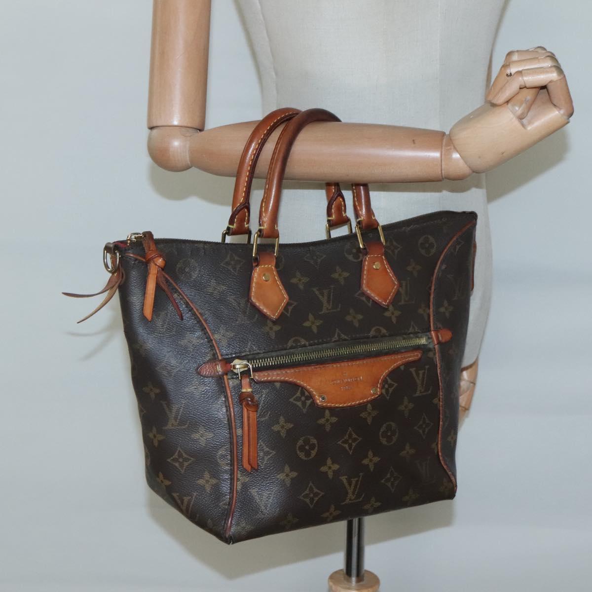 LOUIS VUITTON Monogram Tournel PM Hand Bag 2way M44026 LV Auth 127457