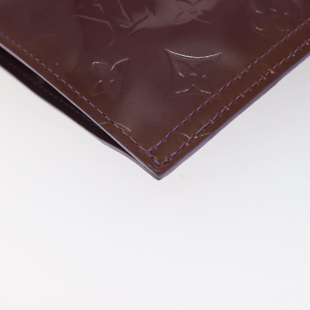 LOUIS VUITTON Monogram Vernis Stanton Tote Bag Purple Viole M91079 Auth 127464