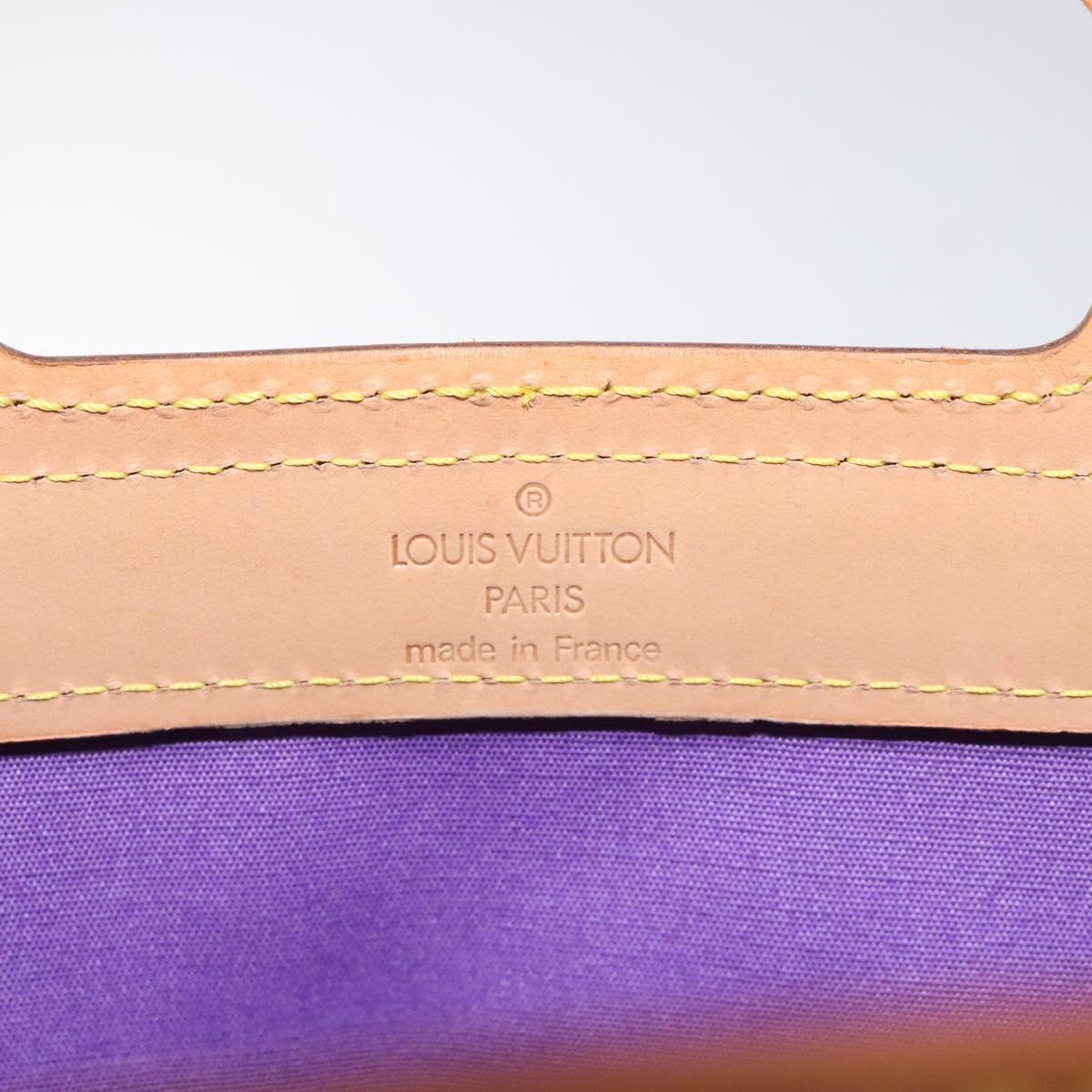 LOUIS VUITTON Monogram Vernis Stanton Tote Bag Purple Viole M91079 Auth 127464