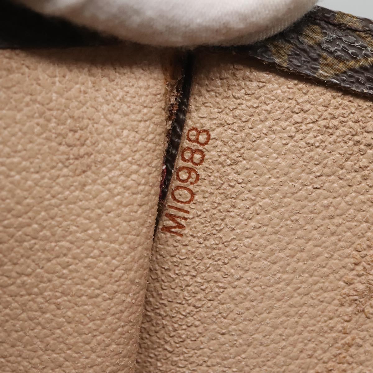 LOUIS VUITTON Monogram Sac Plat Hand Bag M51140 LV Auth 127515
