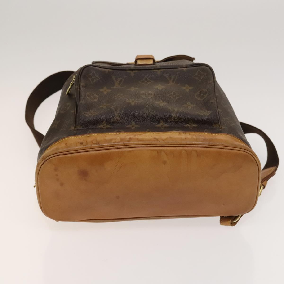 LOUIS VUITTON Monogram Montsouris GM Backpack M51135 LV Auth 127524