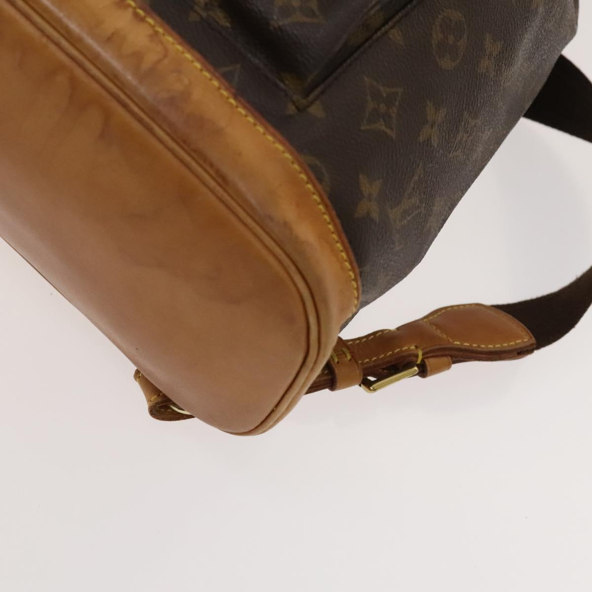LOUIS VUITTON Monogram Montsouris GM Backpack M51135 LV Auth 127524