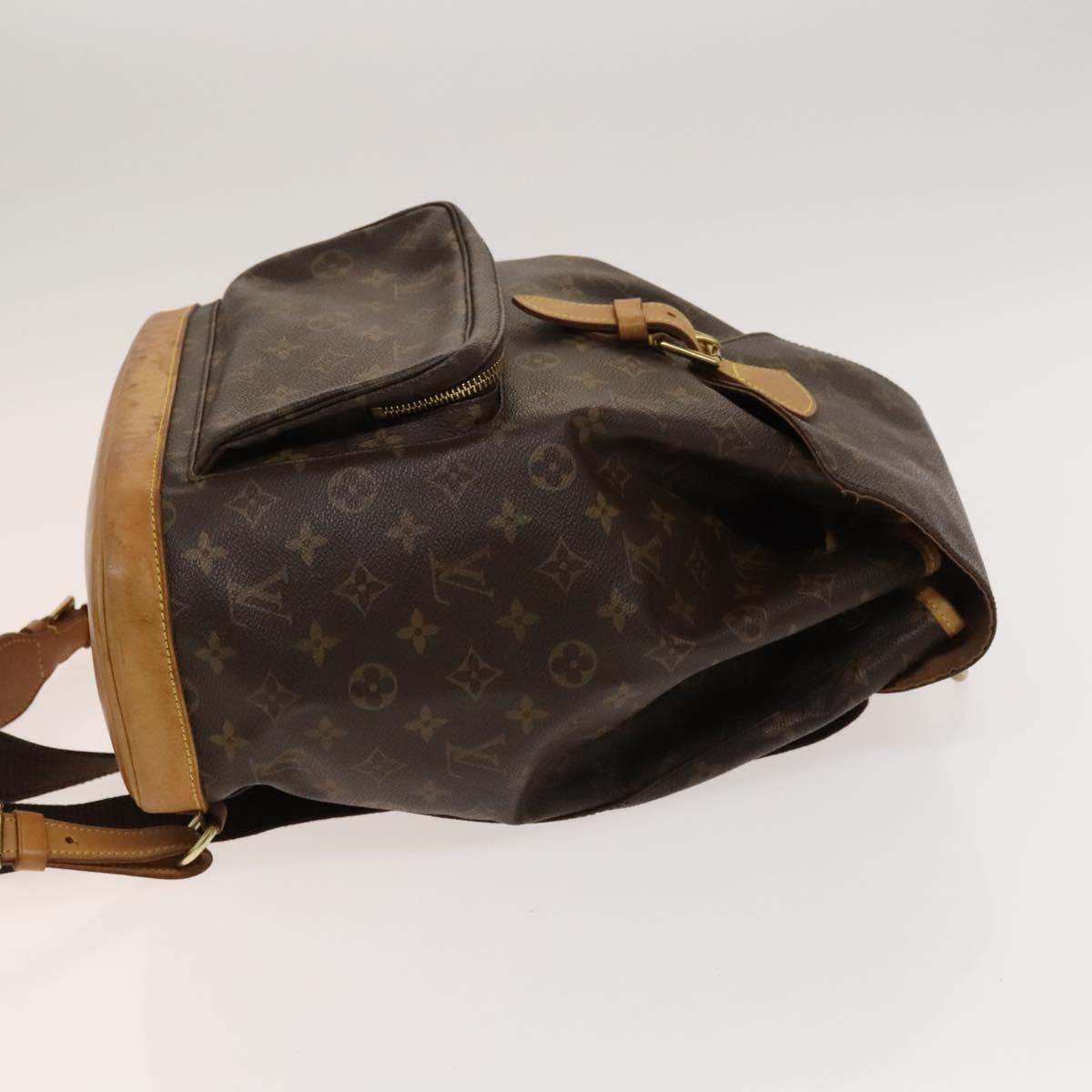 LOUIS VUITTON Monogram Montsouris GM Backpack M51135 LV Auth 127524