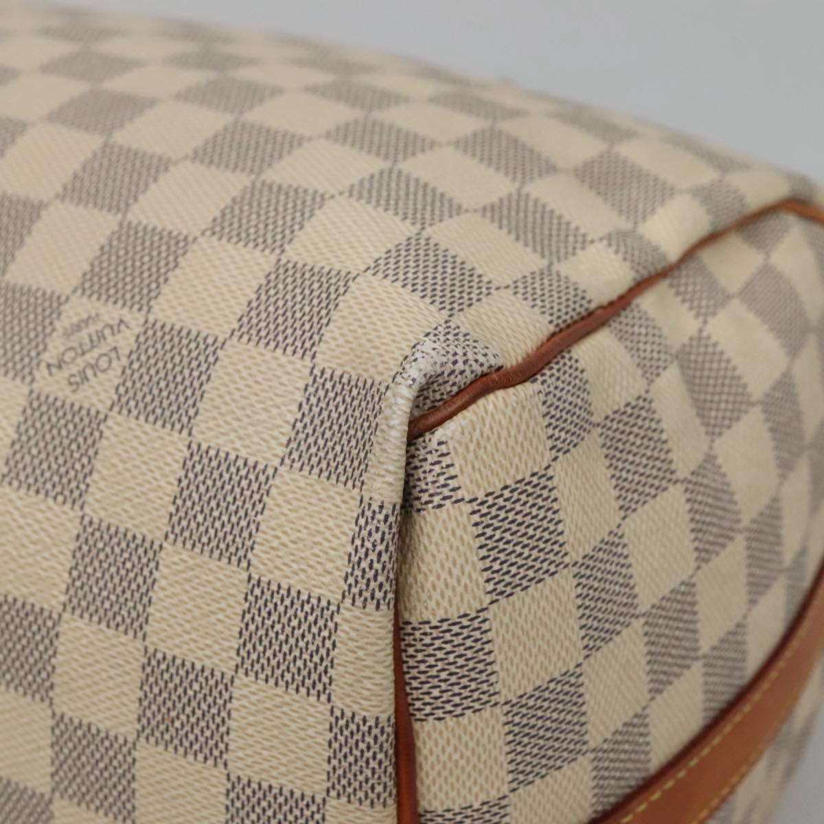 LOUIS VUITTON Damier Azur Speedy Bandouliere 30 Bag 2way N41052 LV Auth 127557
