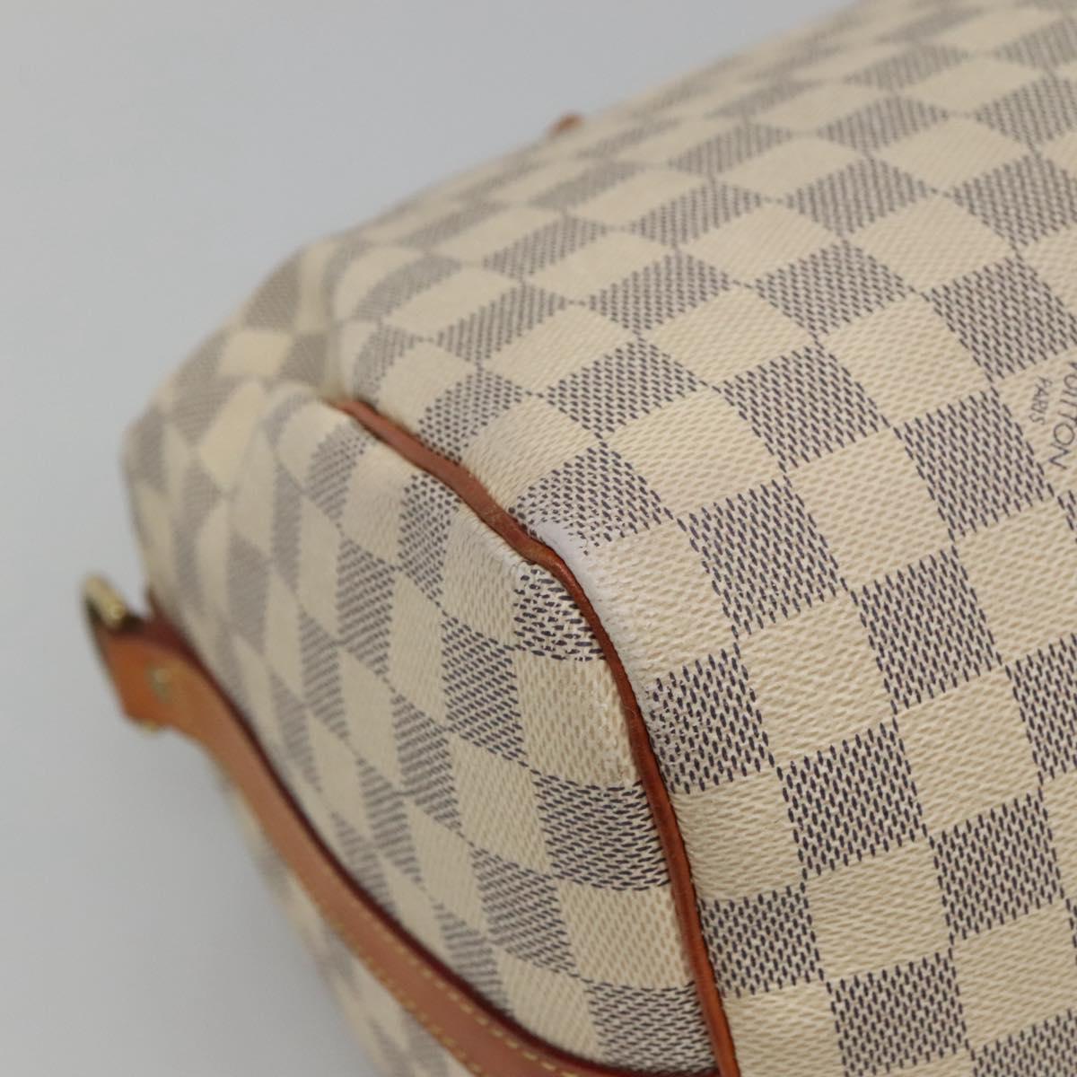 LOUIS VUITTON Damier Azur Speedy Bandouliere 30 Bag 2way N41052 LV Auth 127557