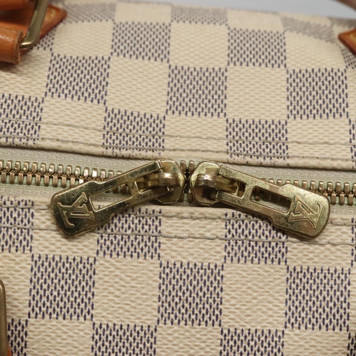 LOUIS VUITTON Damier Azur Speedy Bandouliere 30 Bag 2way N41052 LV Auth 127557