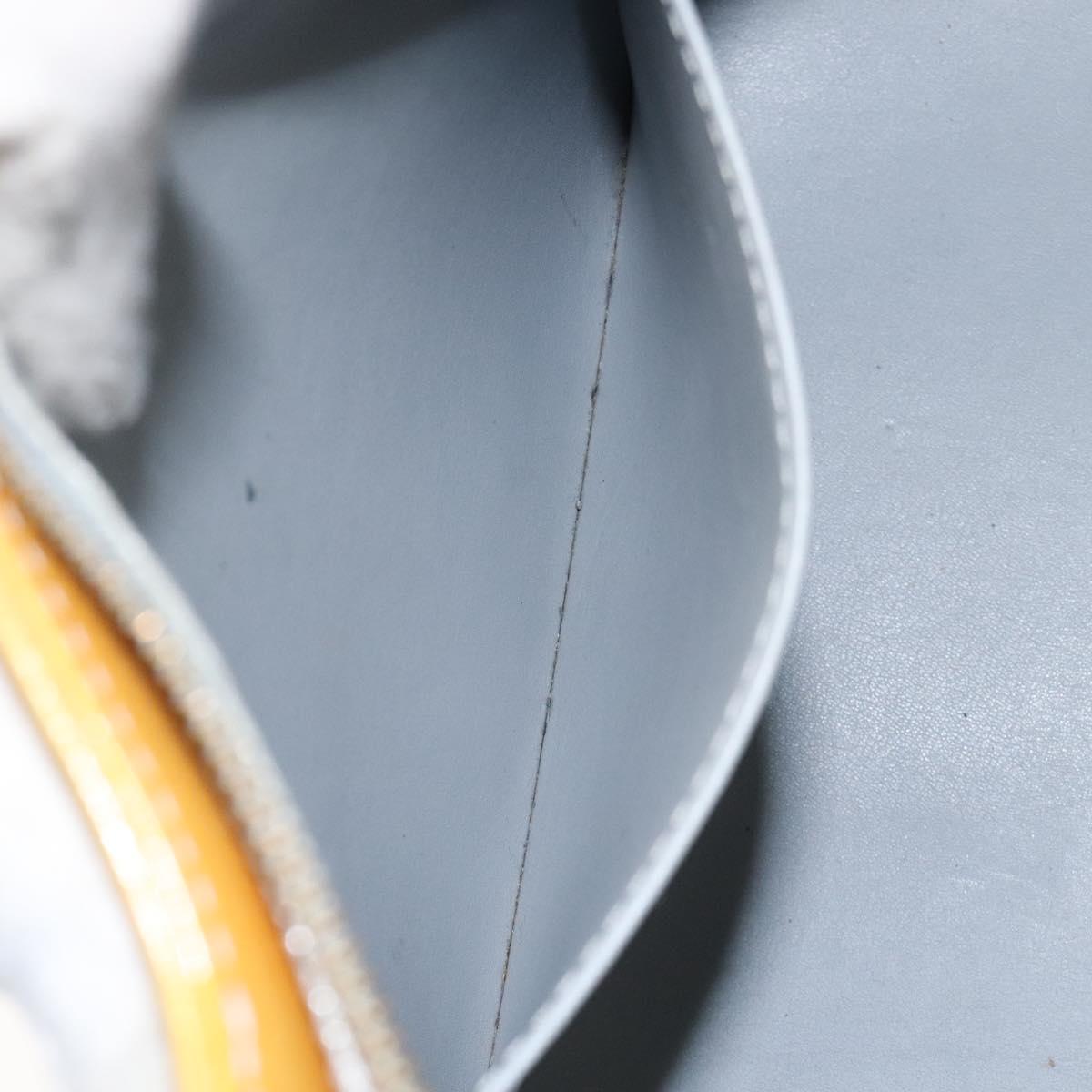 LOUIS VUITTON Monogram Vernis Houston Hand Bag Gris M91053 LV Auth 127603