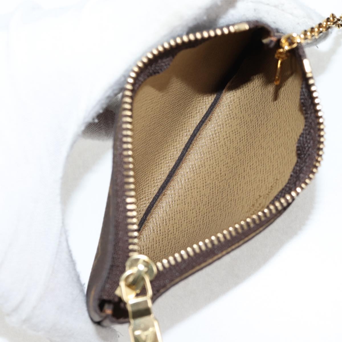 LOUIS VUITTON Monogram Nano Bucket Shoulder Bag M81489 LV Auth 127605SM