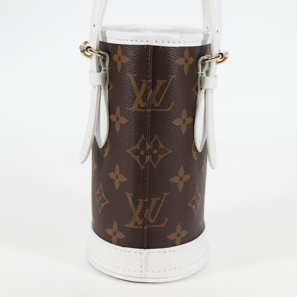 LOUIS VUITTON Monogram Nano Bucket Shoulder Bag M81489 LV Auth 127605M