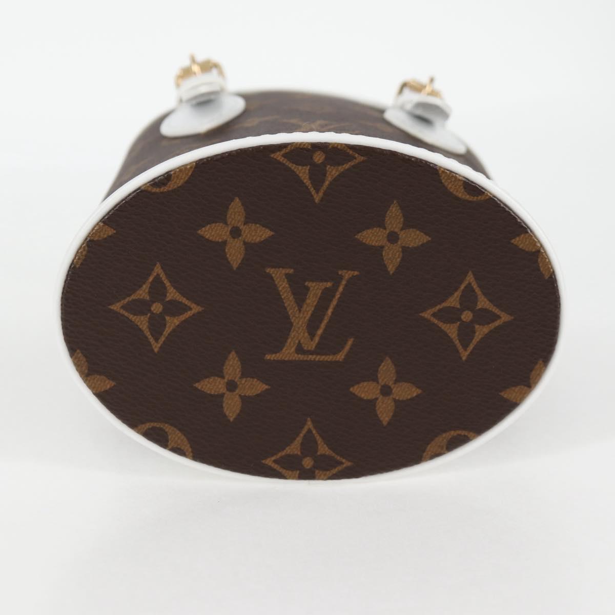 LOUIS VUITTON Monogram Nano Bucket Shoulder Bag M81489 LV Auth 127605SM