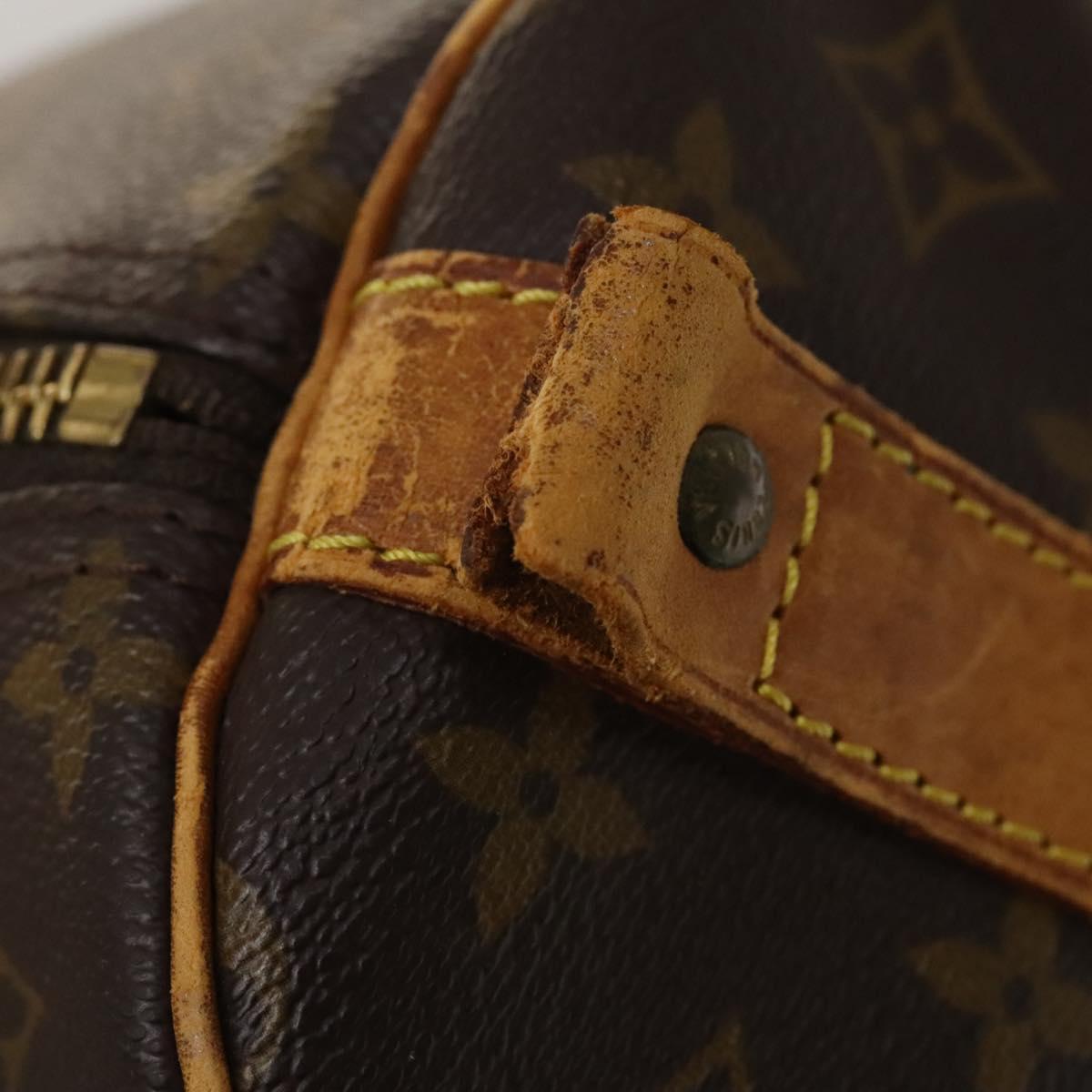 LOUIS VUITTON Monogram Keepall Bandouliere 60 Boston Bag M41412 LV Auth 127610