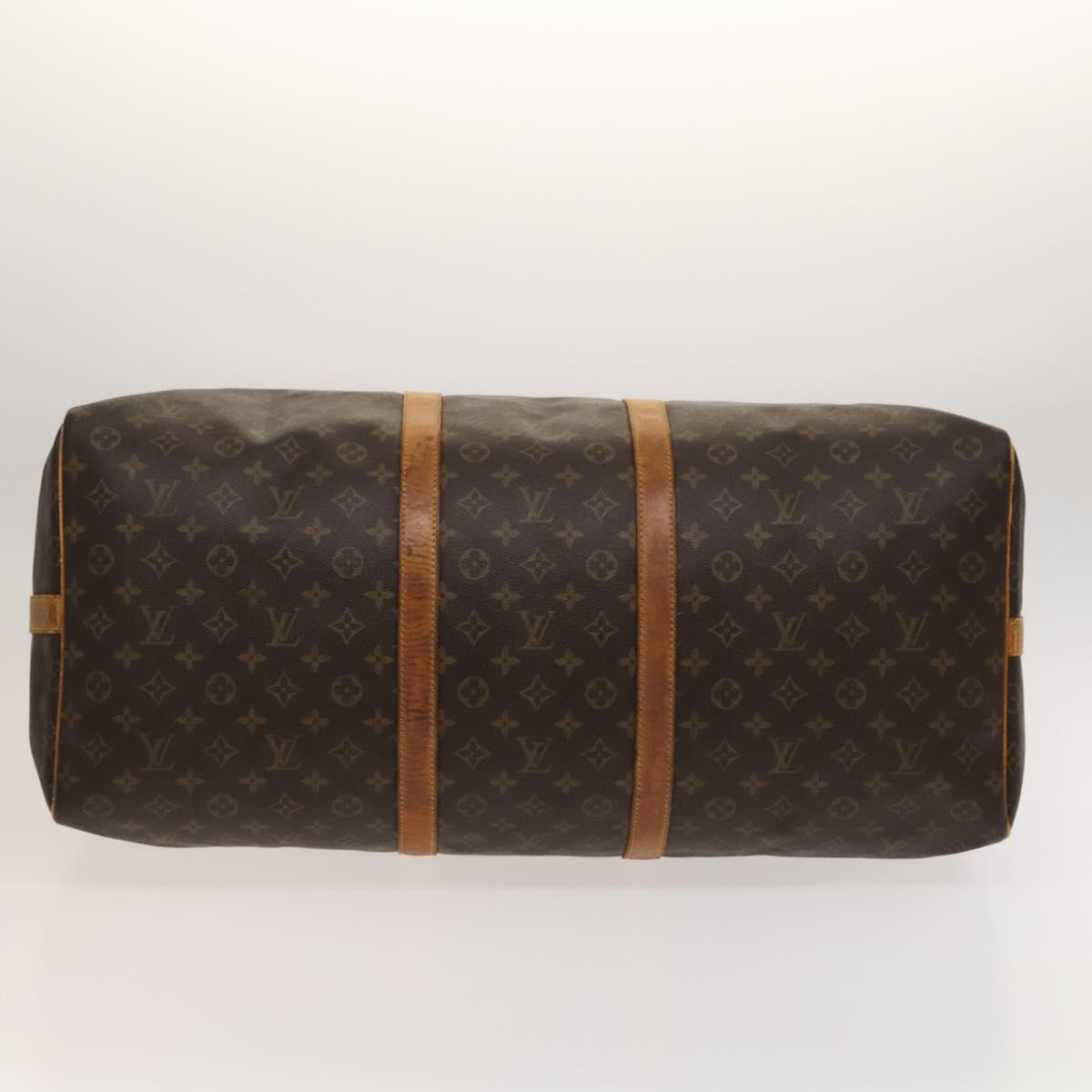 LOUIS VUITTON Monogram Keepall Bandouliere 60 Boston Bag M41412 LV Auth 127610