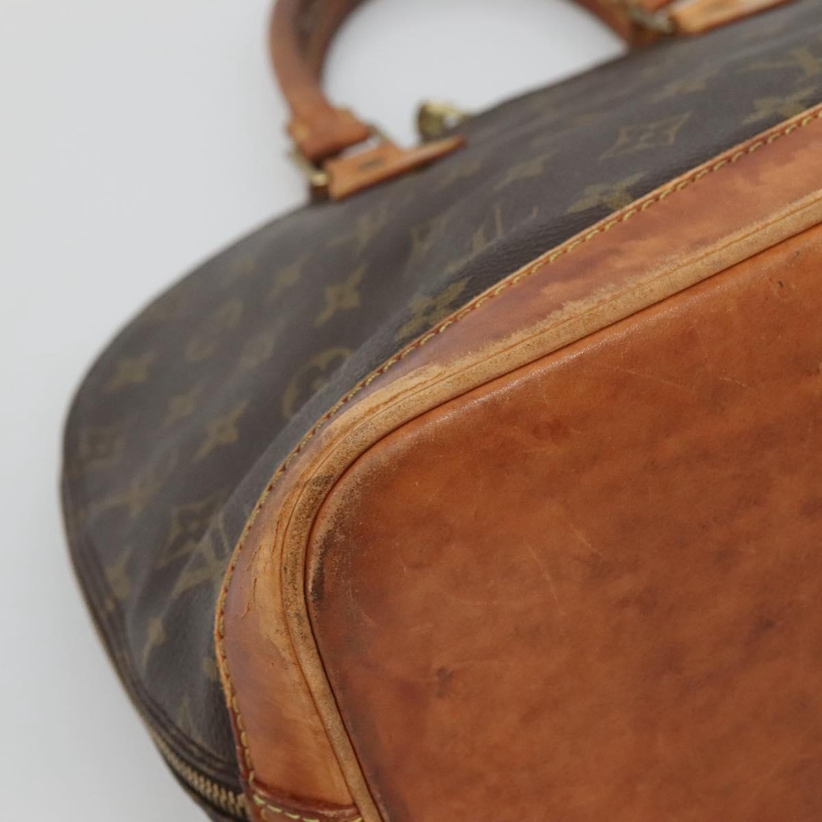 LOUIS VUITTON Monogram Alma Hand Bag M51130 LV Auth 127615