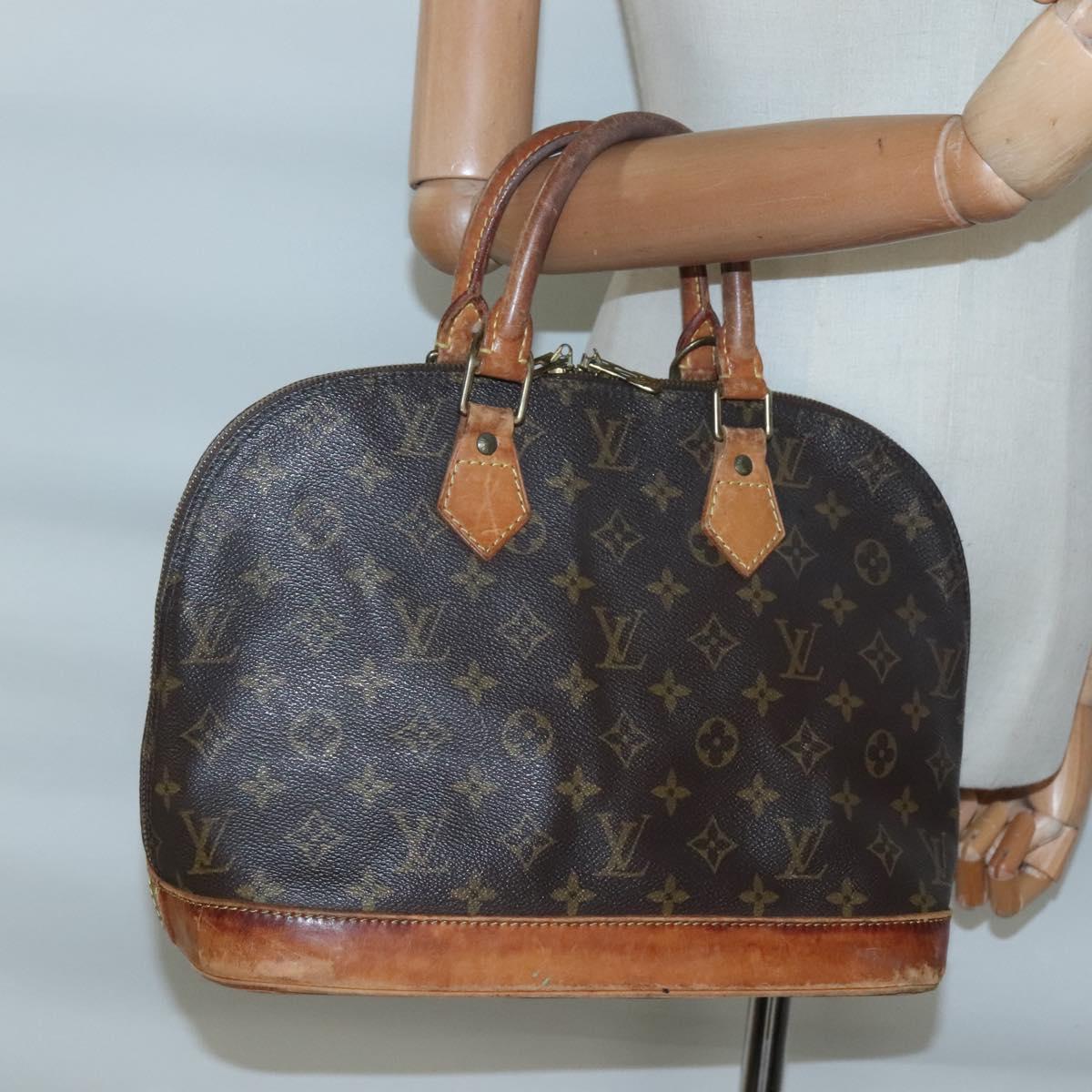 LOUIS VUITTON Monogram Alma Hand Bag M51130 LV Auth 127615