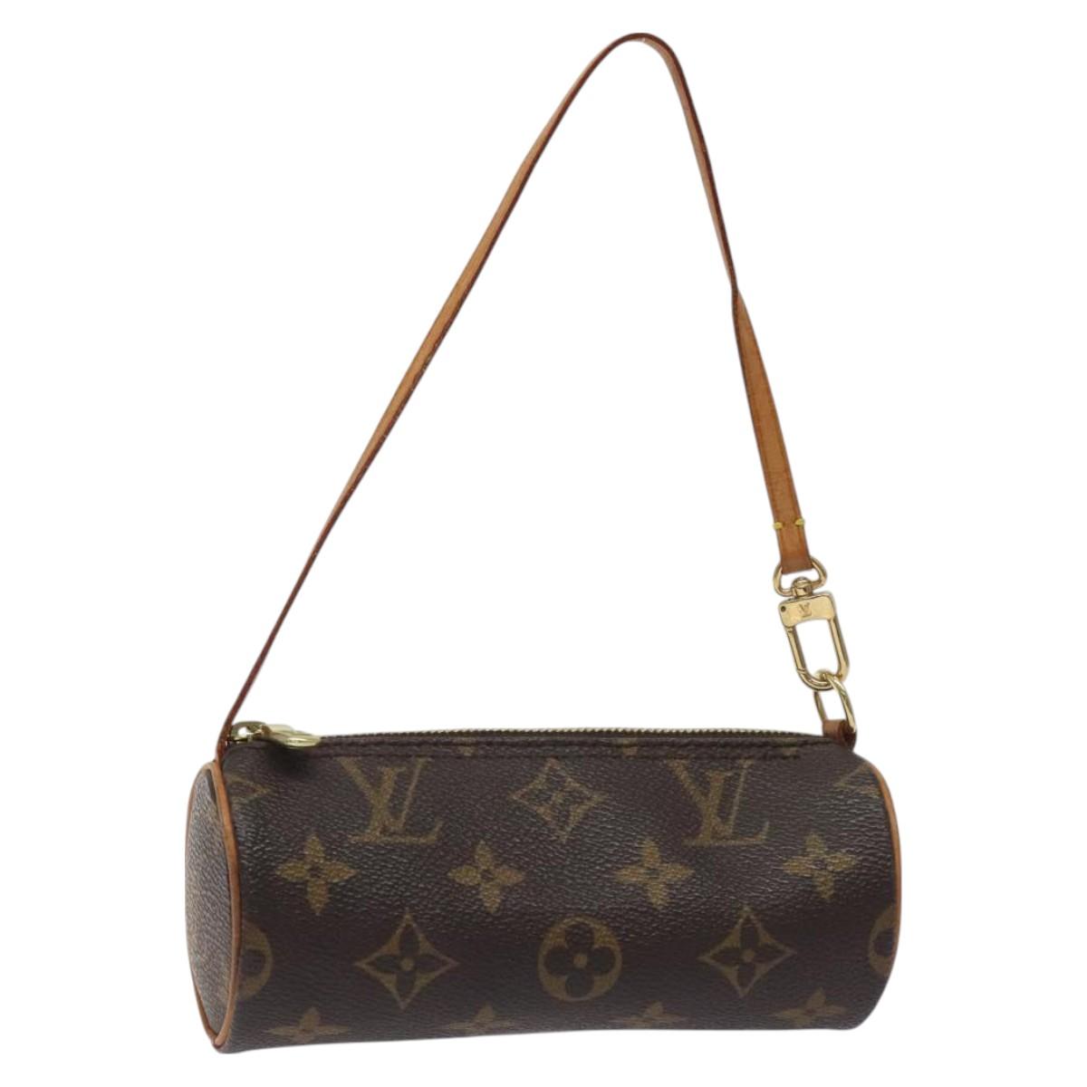 LOUIS VUITTON Monogram Papillon Pouch LV Auth 127629