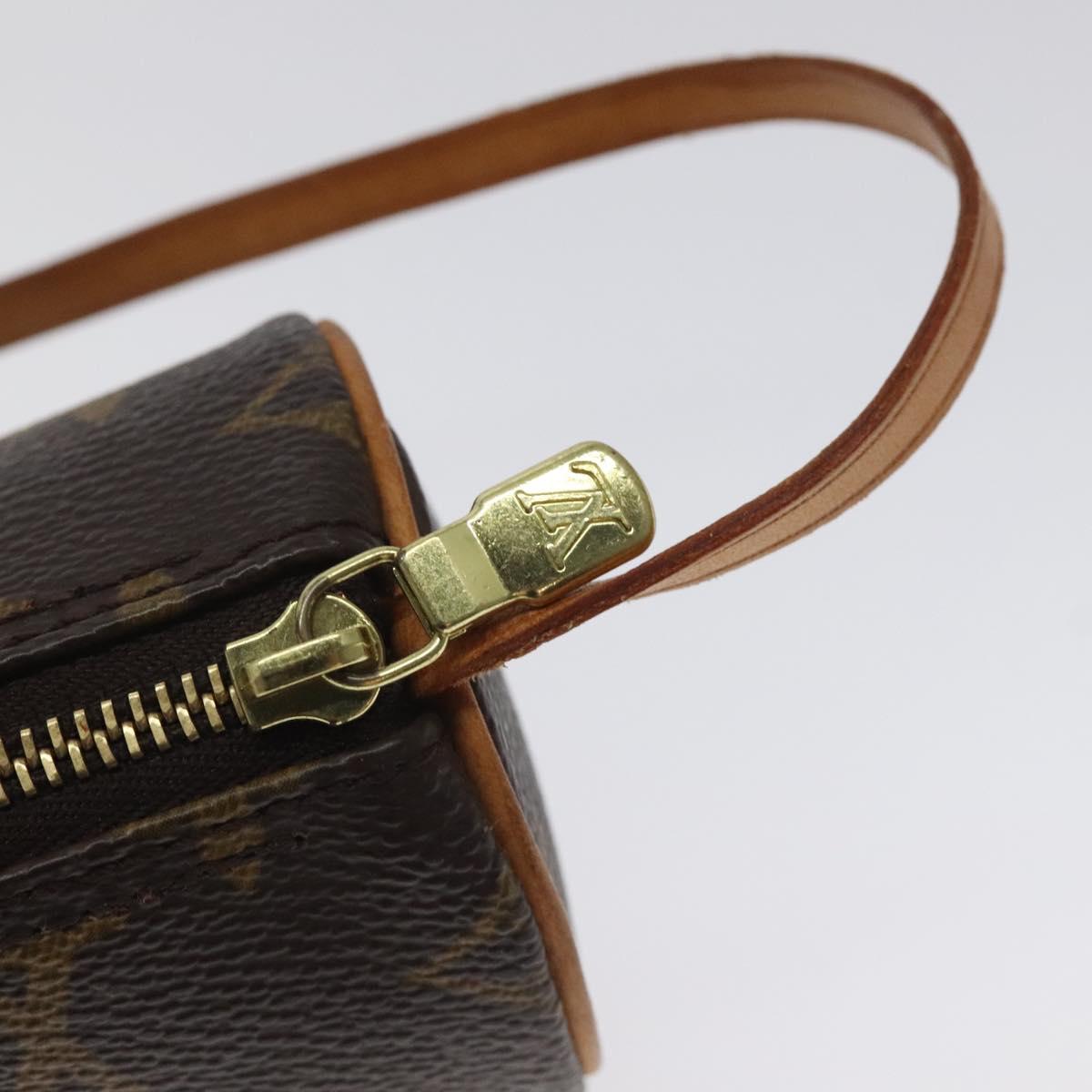 LOUIS VUITTON Monogram Papillon Pouch LV Auth 127629