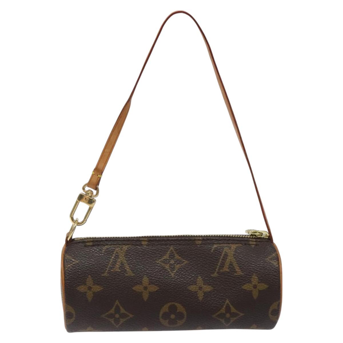 LOUIS VUITTON Monogram Papillon Pouch LV Auth 127629