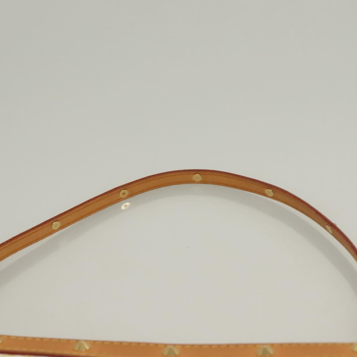 LOUIS VUITTON Multicolor Pochette Accessoires Pouch White M92649 LV Auth 127635V