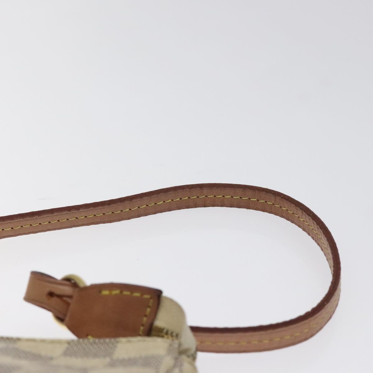 LOUIS VUITTON Damier Azur Pochette Accessoires Pouch N51986 LV Auth 127641