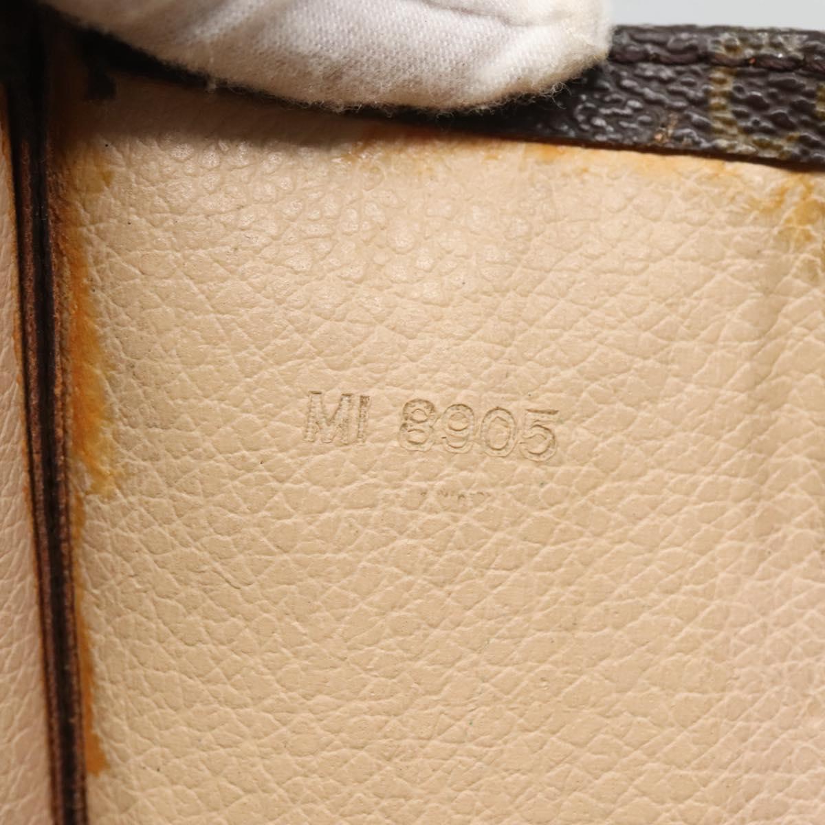 LOUIS VUITTON Monogram Sac Plat Hand Bag M51140 LV Auth 127666