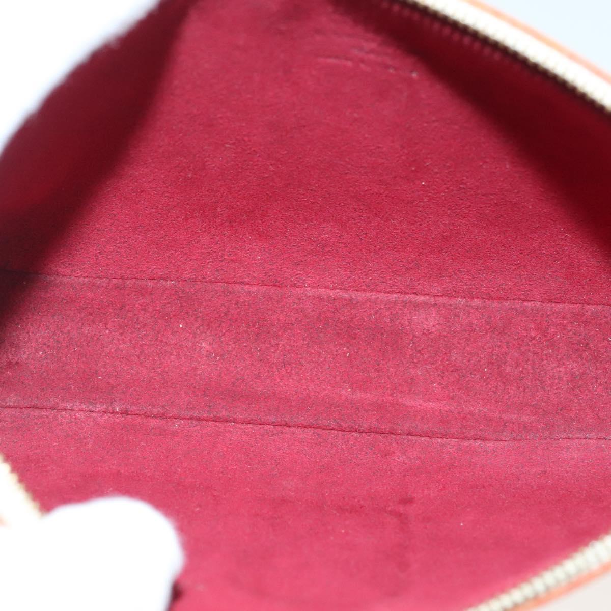 LOUIS VUITTON Multicolor Pochette Accessoires Pouch White M92649 LV Auth 127669V