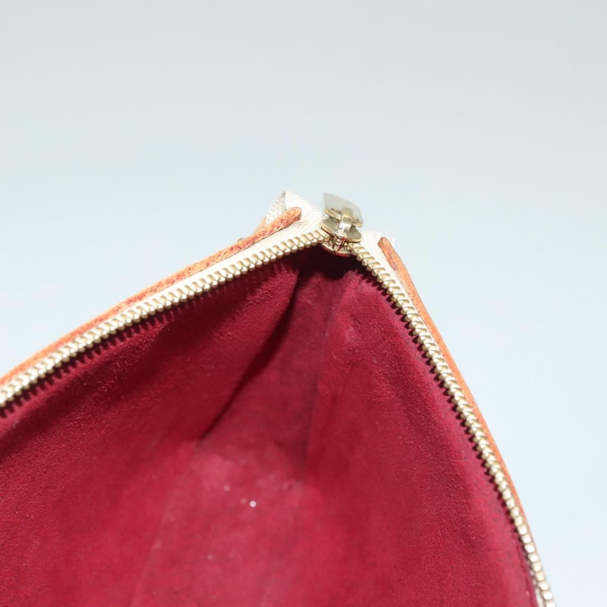 LOUIS VUITTON Multicolor Pochette Accessoires Pouch White M92649 LV Auth 127669V