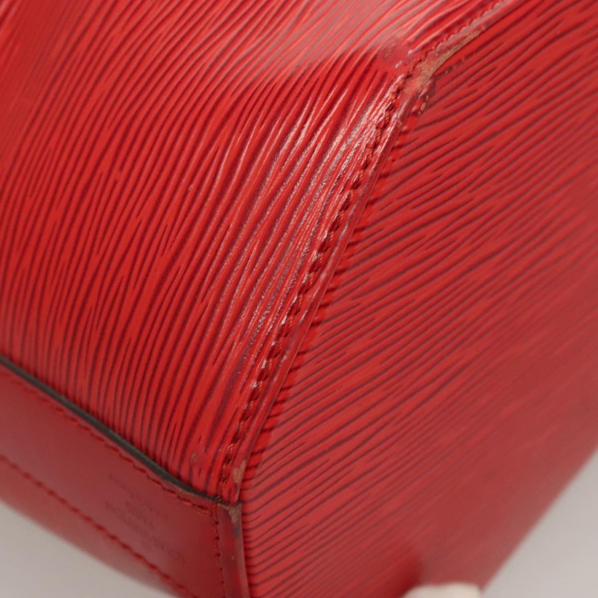 LOUIS VUITTON Epi Sac Depaule GM Shoulder Bag Red M80197 LV Auth 127696