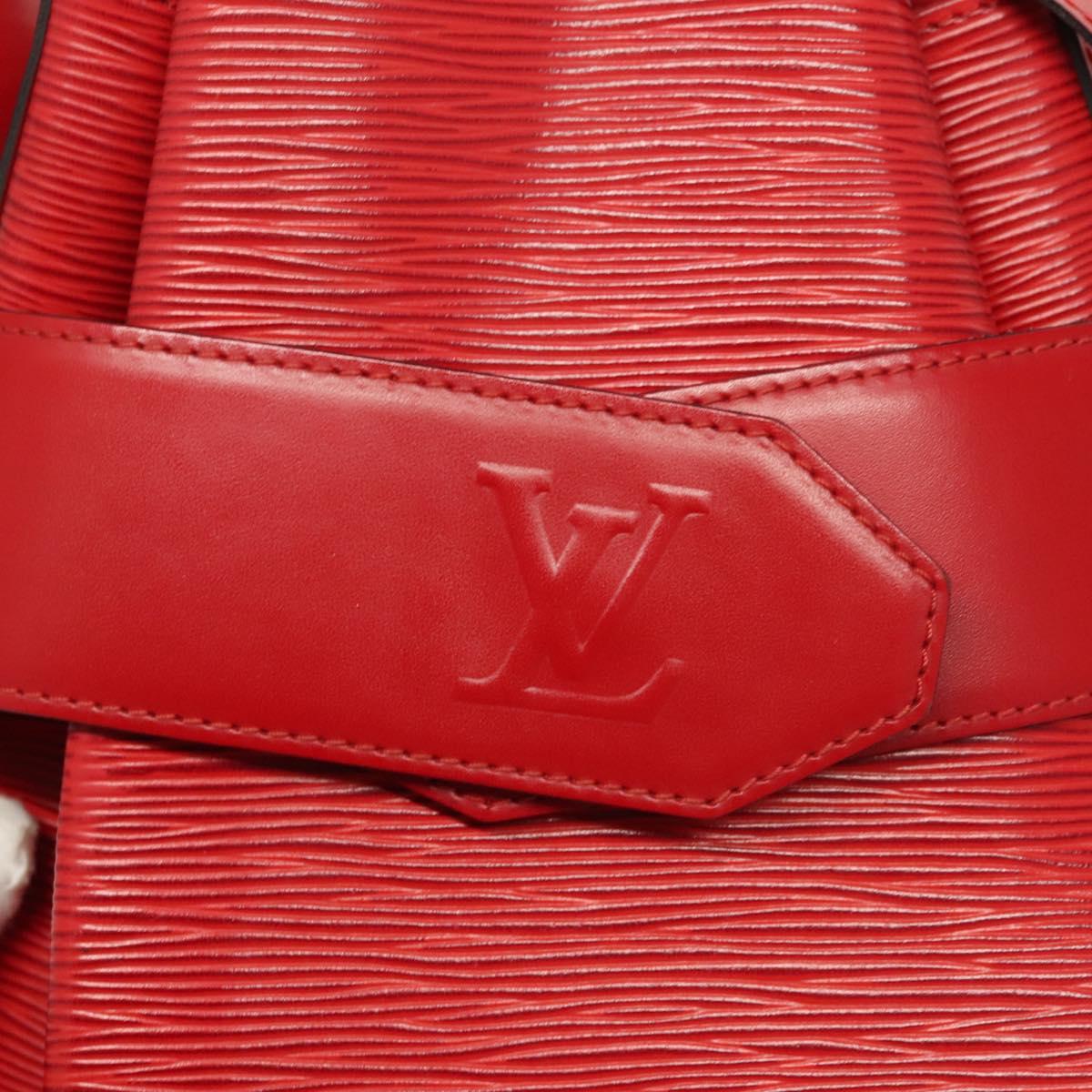 LOUIS VUITTON Epi Sac Depaule GM Shoulder Bag Red M80197 LV Auth 127696