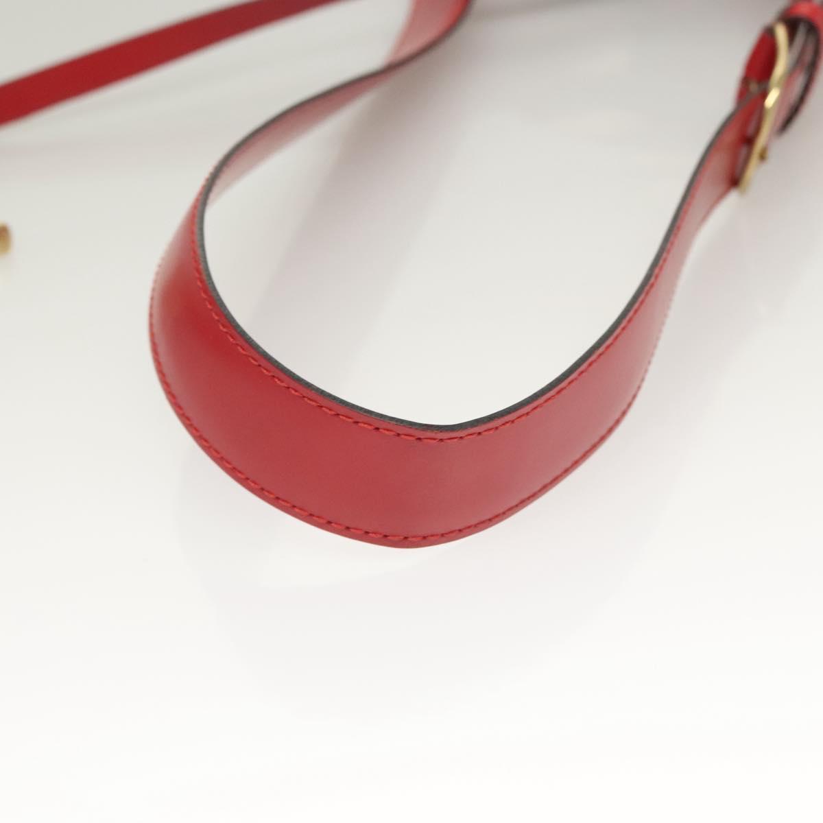 LOUIS VUITTON Epi Sac Depaule GM Shoulder Bag Red M80197 LV Auth 127696