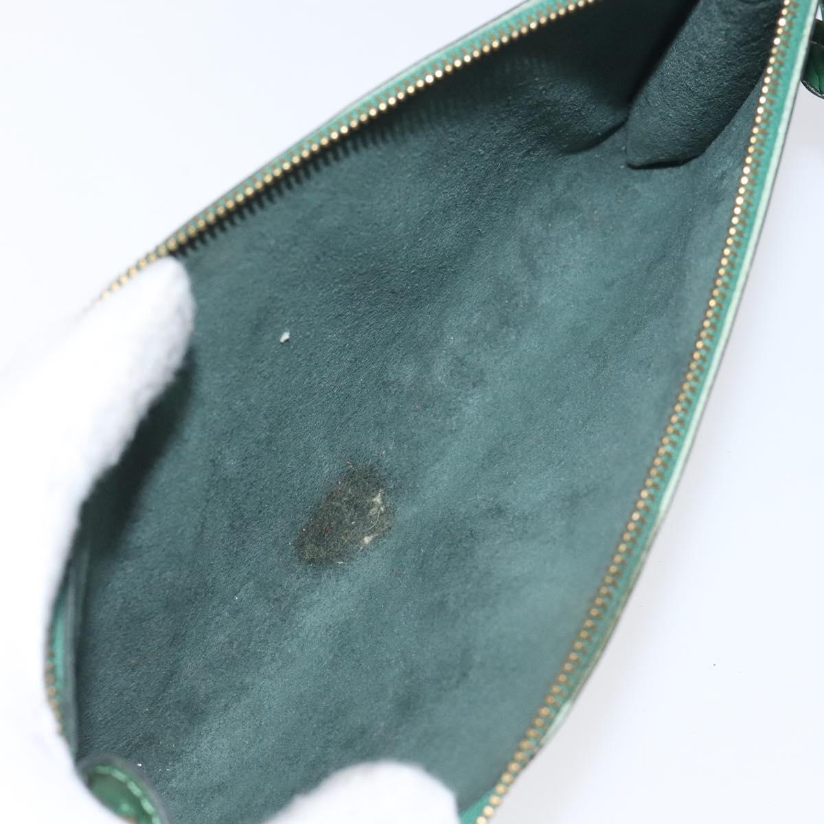 LOUIS VUITTON Epi Pochette Accessoires Pouch Green M52984 LV Auth 127700