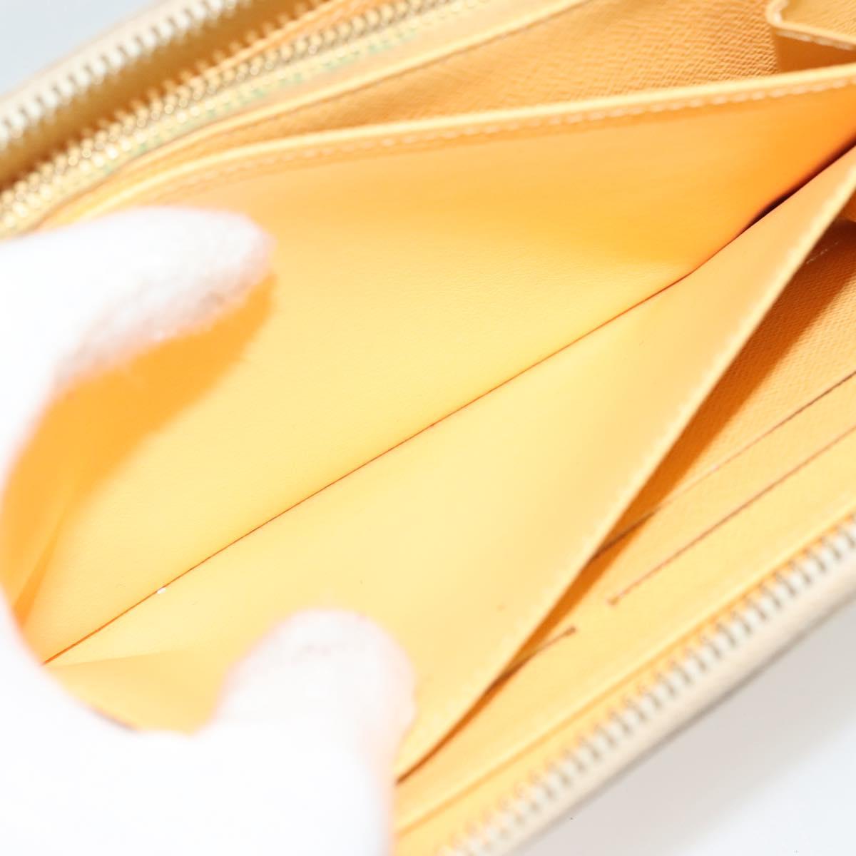 LOUIS VUITTON Damier Azur Illustre Balloon Zippy Wallet N63006 LV Auth 127710