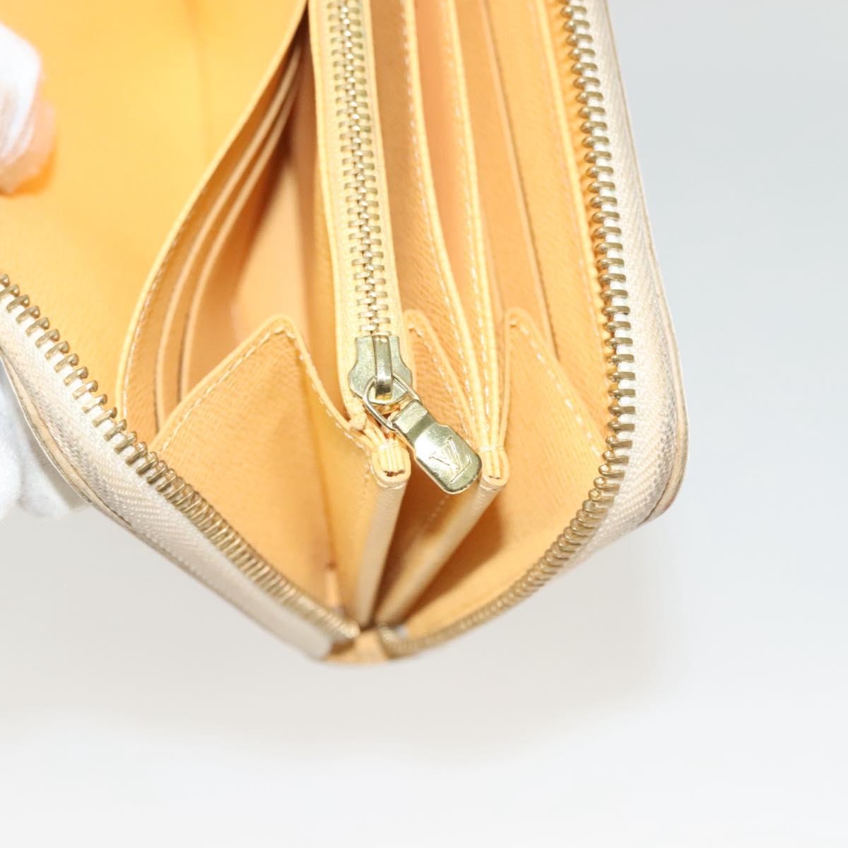 LOUIS VUITTON Damier Azur Illustre Balloon Zippy Wallet N63006 LV Auth 127710